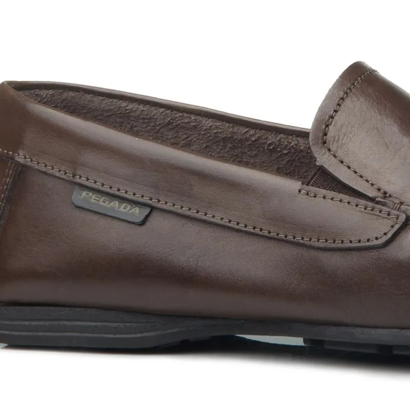 140773-02 - Pegada Men's Leather Moccasin in Carnation - Image 2