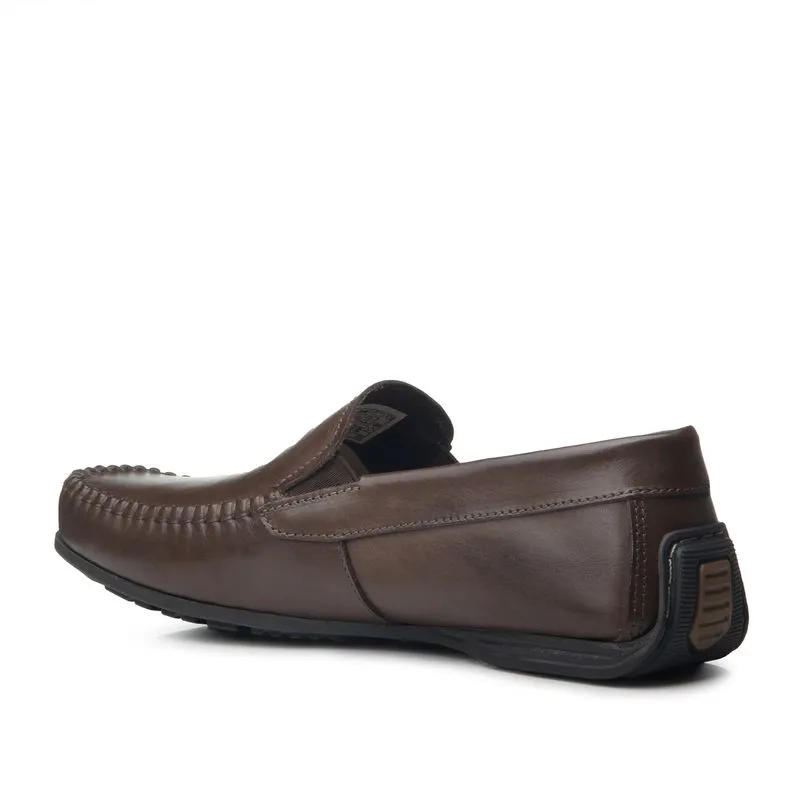 140773-02 - Pegada Men's Leather Moccasin in Carnation - Image 3