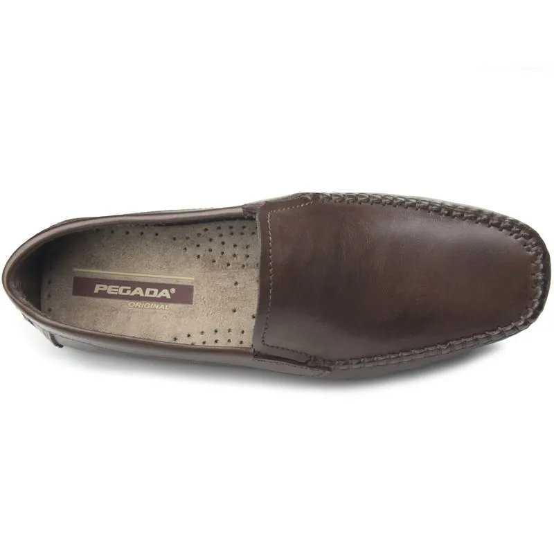 140773-02 - Pegada Men's Leather Moccasin in Carnation - Image 5