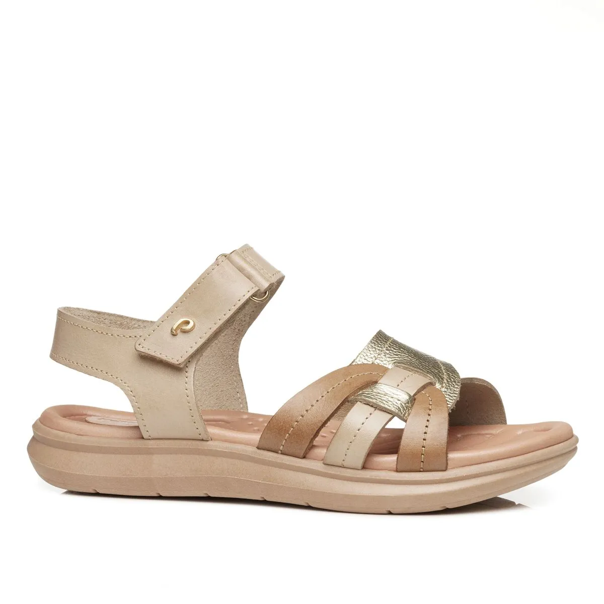 232854-01 - Pegada Women's Leather Sandal in Cream