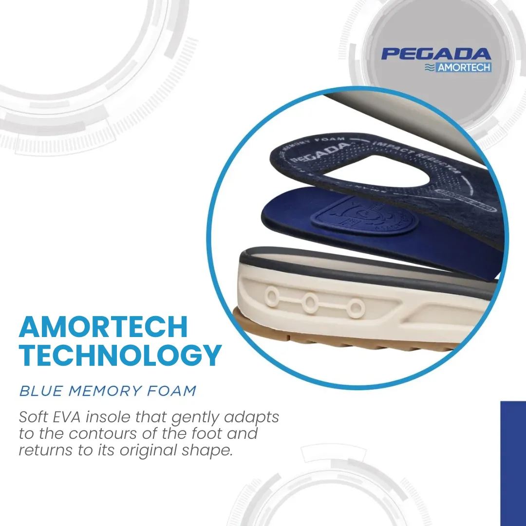 112503-06 - Pegada Men's Leather Sneakers in Black - Image 5